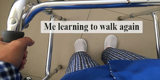 I learn to walk